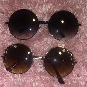 Retro circle sunglasses